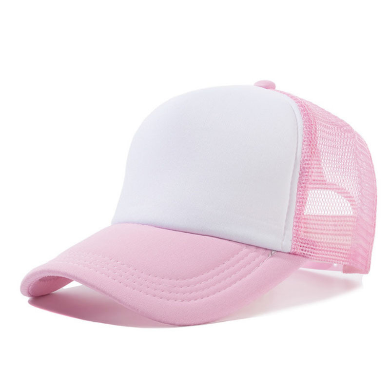 5 Panels Foam Trucker Caps W/ Mesh Back 18