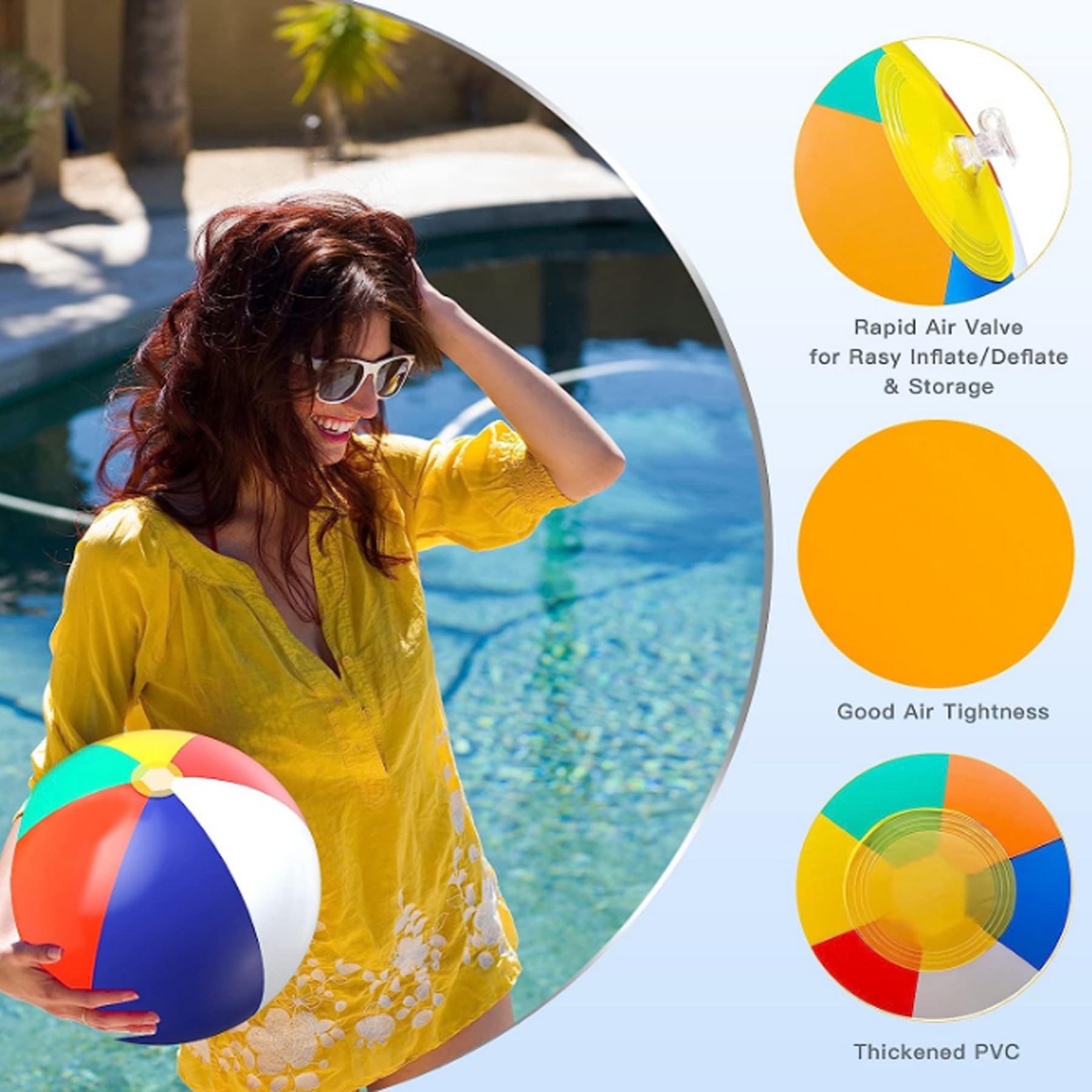 12" Inflatable Beach Ball 3