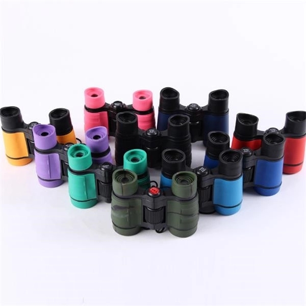 Children Telescope 4X Binoculars Focus Adjustable Glass Lens 4