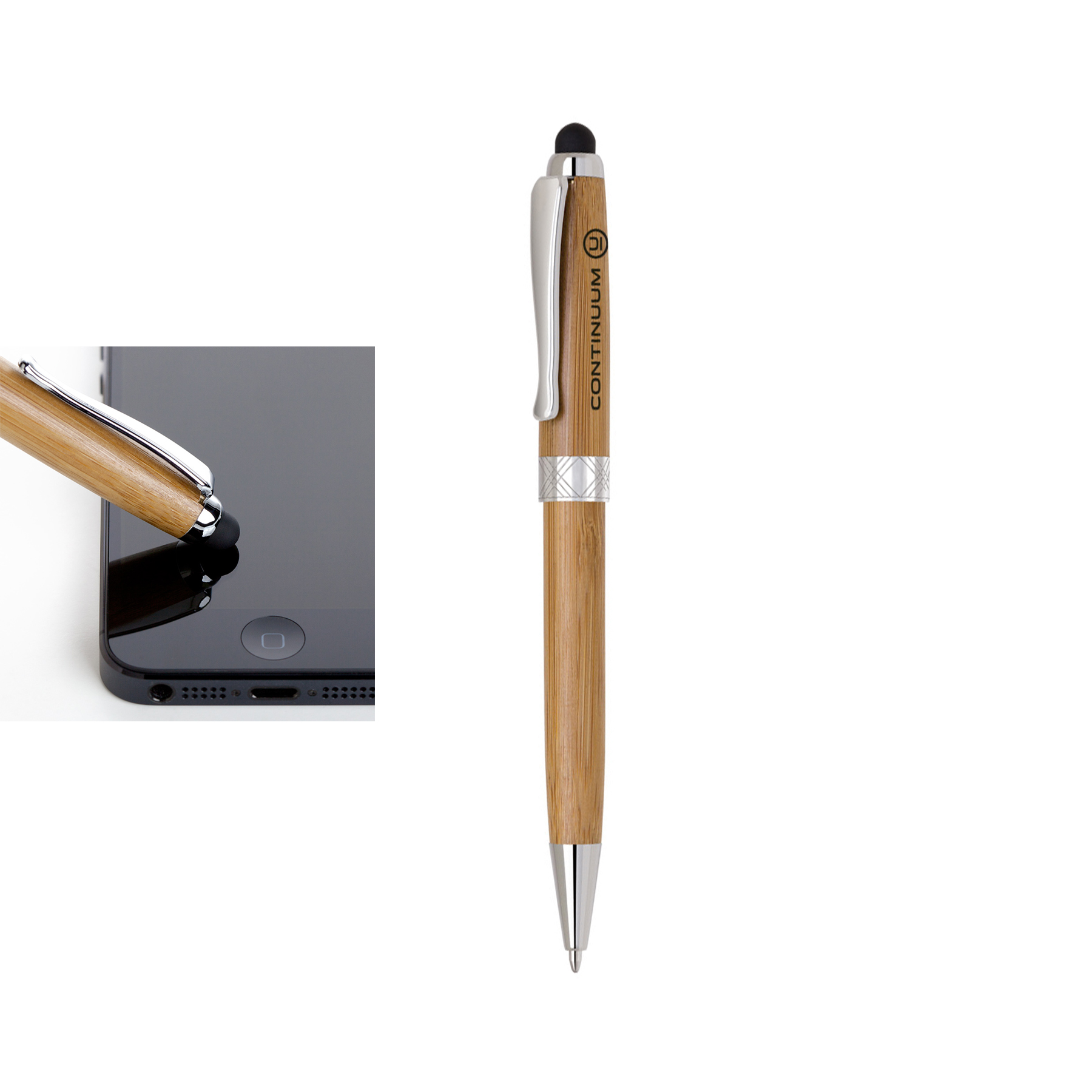 ECO-Friendly Bamboo stylus and ballpoint pen 2