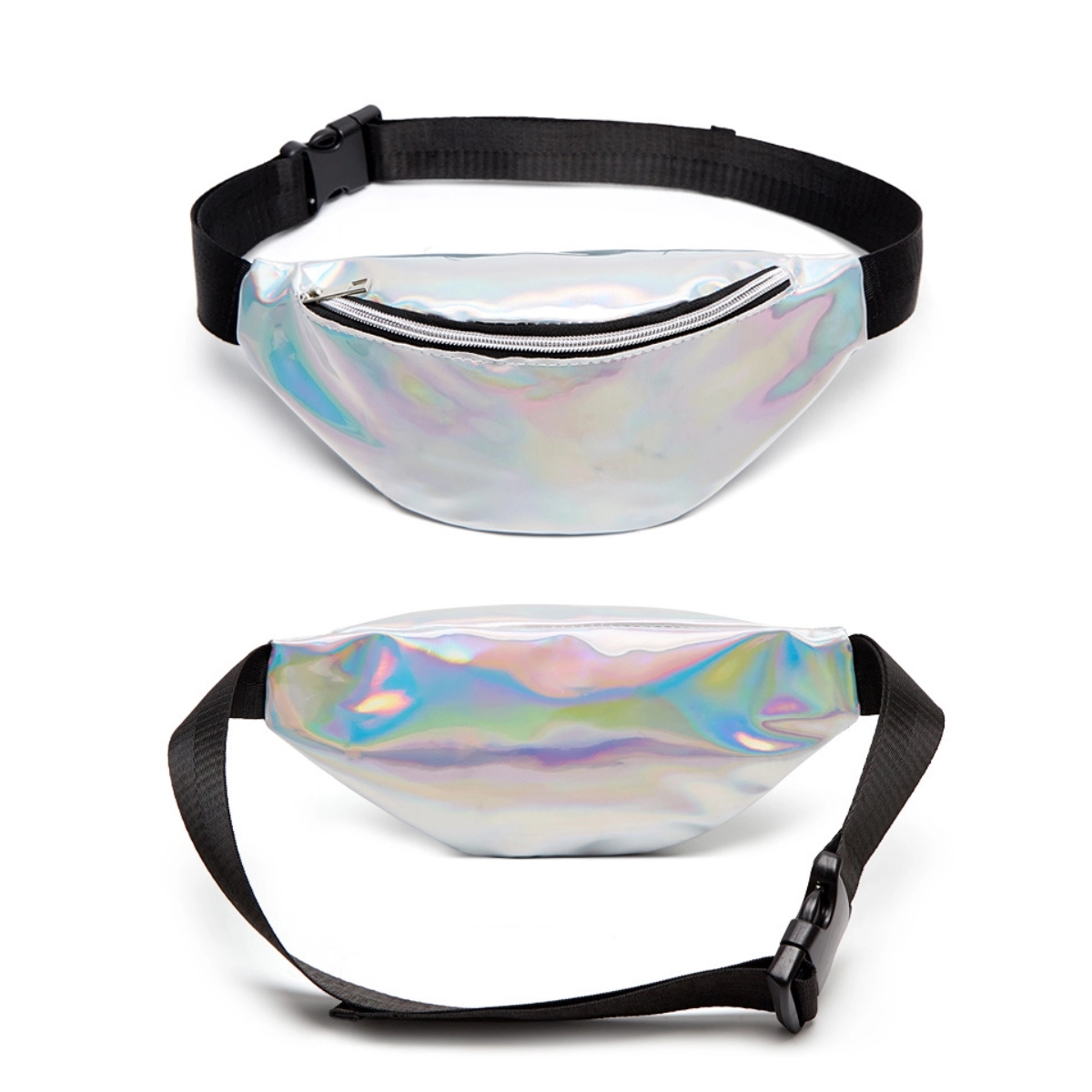 Hologram PU Leather Fanny Waist Pack 4