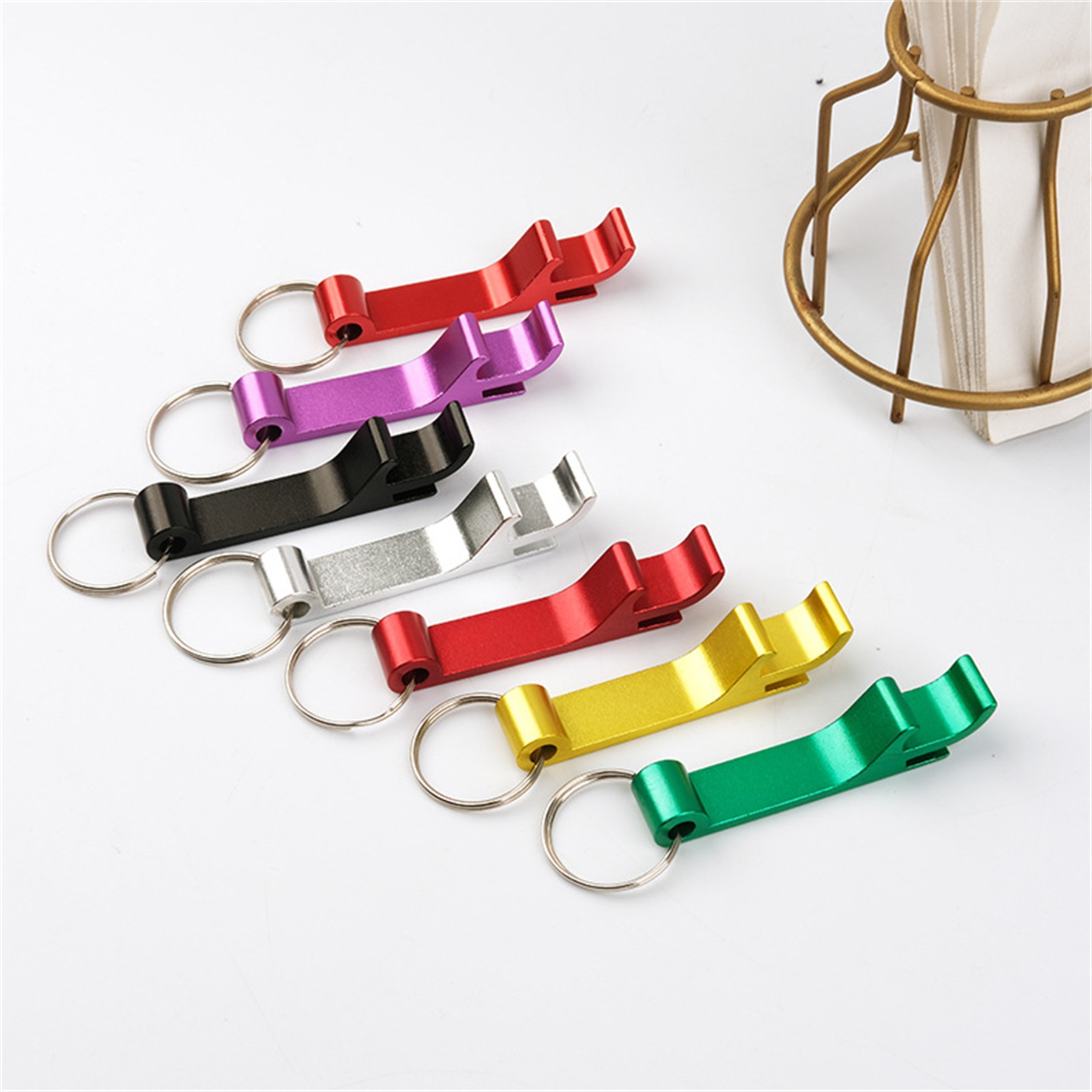 Aluminum Keychain With Bottle Opener 4