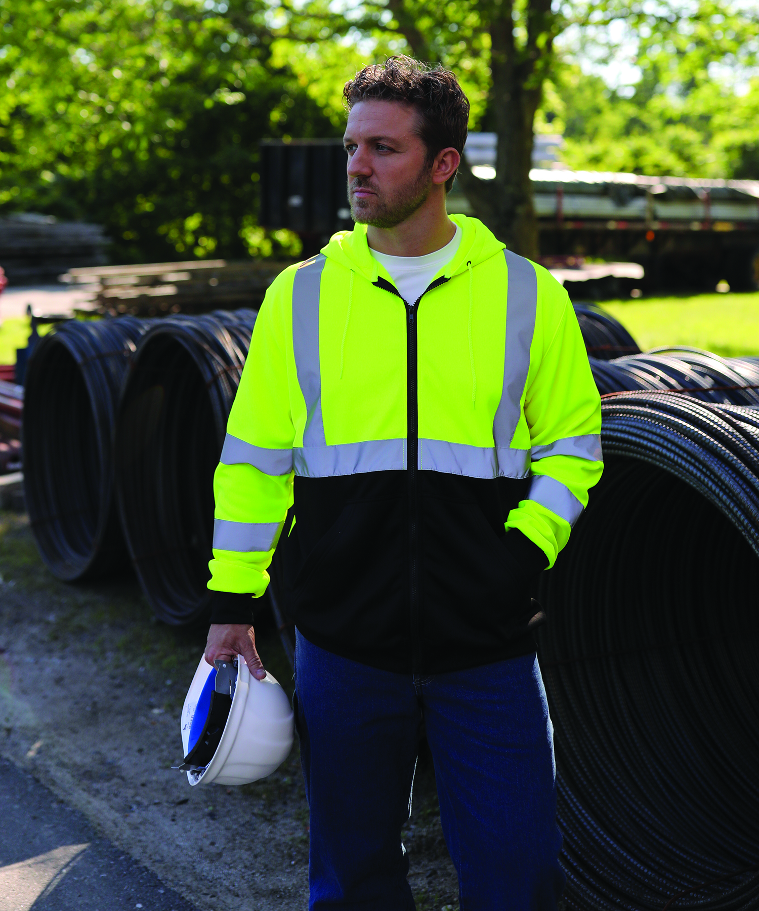 Signal Hi-Vis Full Zip Hoodie