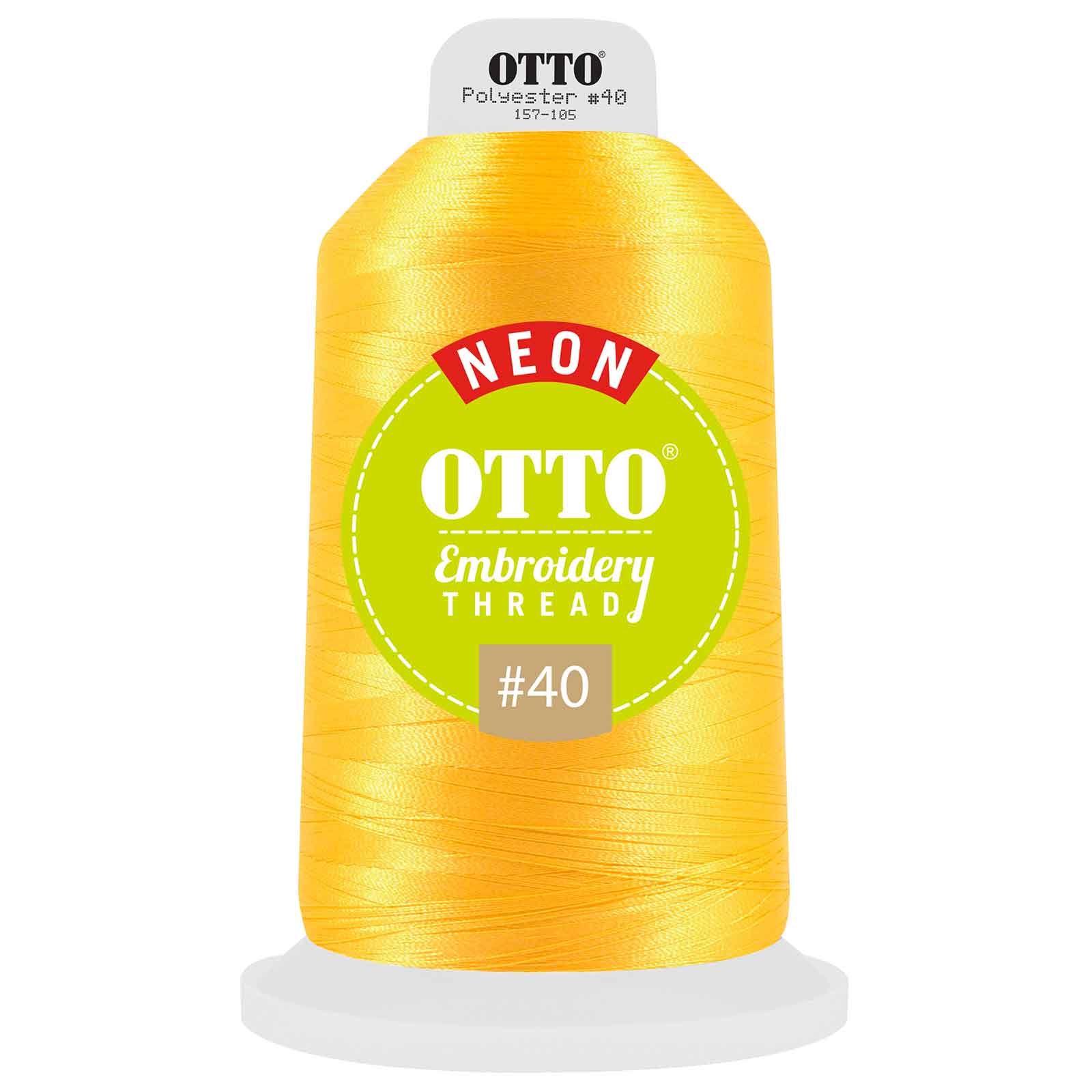 OTTO Embroidery Neon Thread #40 5,500 yd. King Cone 19
