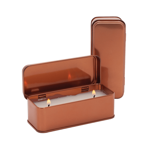 2.25 oz. Scented Copper Rectangular Candle 6