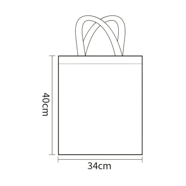 Canvas Tote Bag with 16 X 13-Inch 19