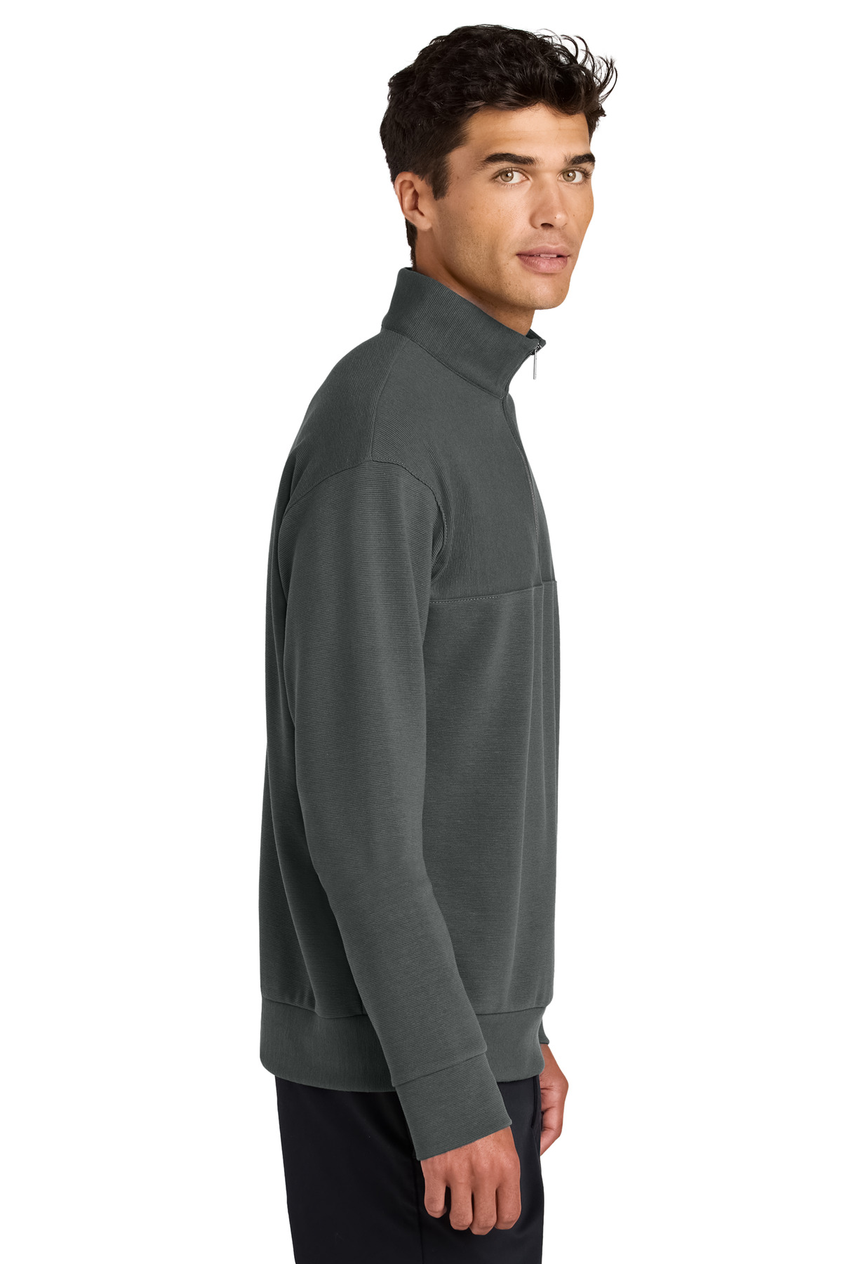 Mercer+Mettle Linear Texture 1/4-Zip MM3040 19