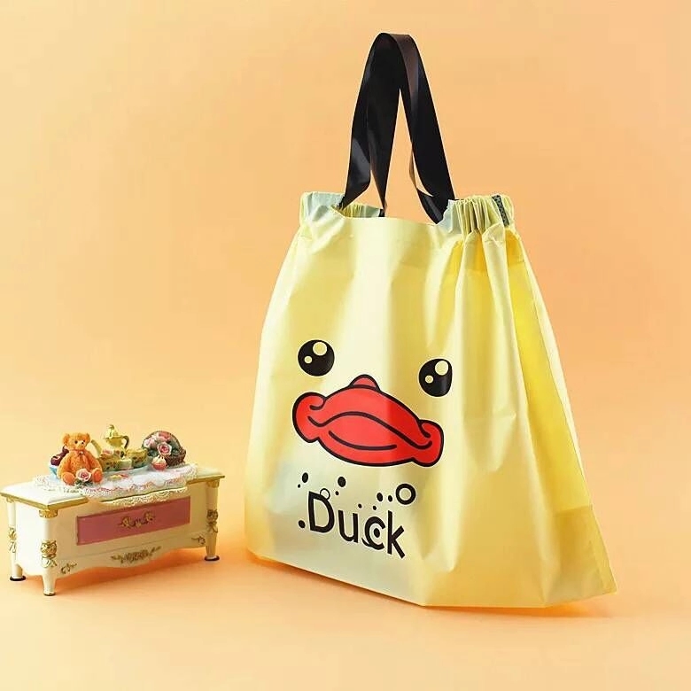 Custom Recyclable Plastic Drawstring Bags 3
