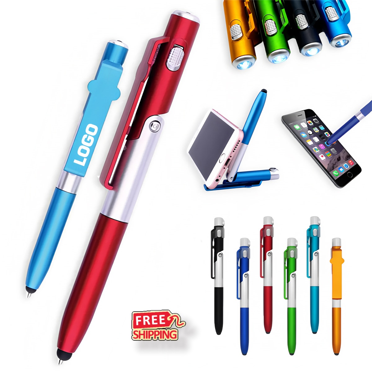 Multifunction Stylus Pen with LED Light 2