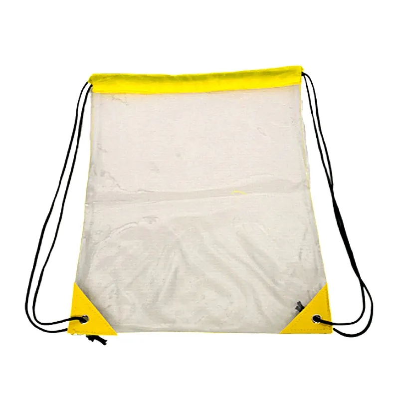 12 Inch PVC Drawstring Backpack for Sports or Travel 8