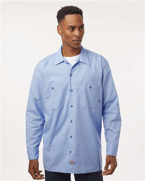 Men's Tall Industrial Long Sleeve Work Shirt - L535T 7