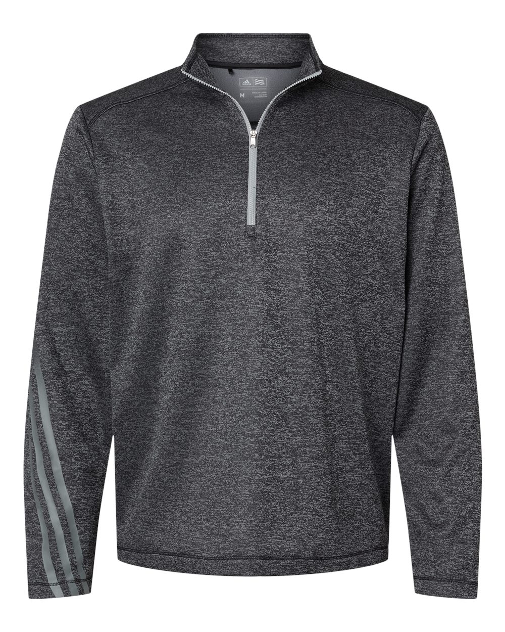 Brushed Terry Heathered Quarter-Zip Pullover A284