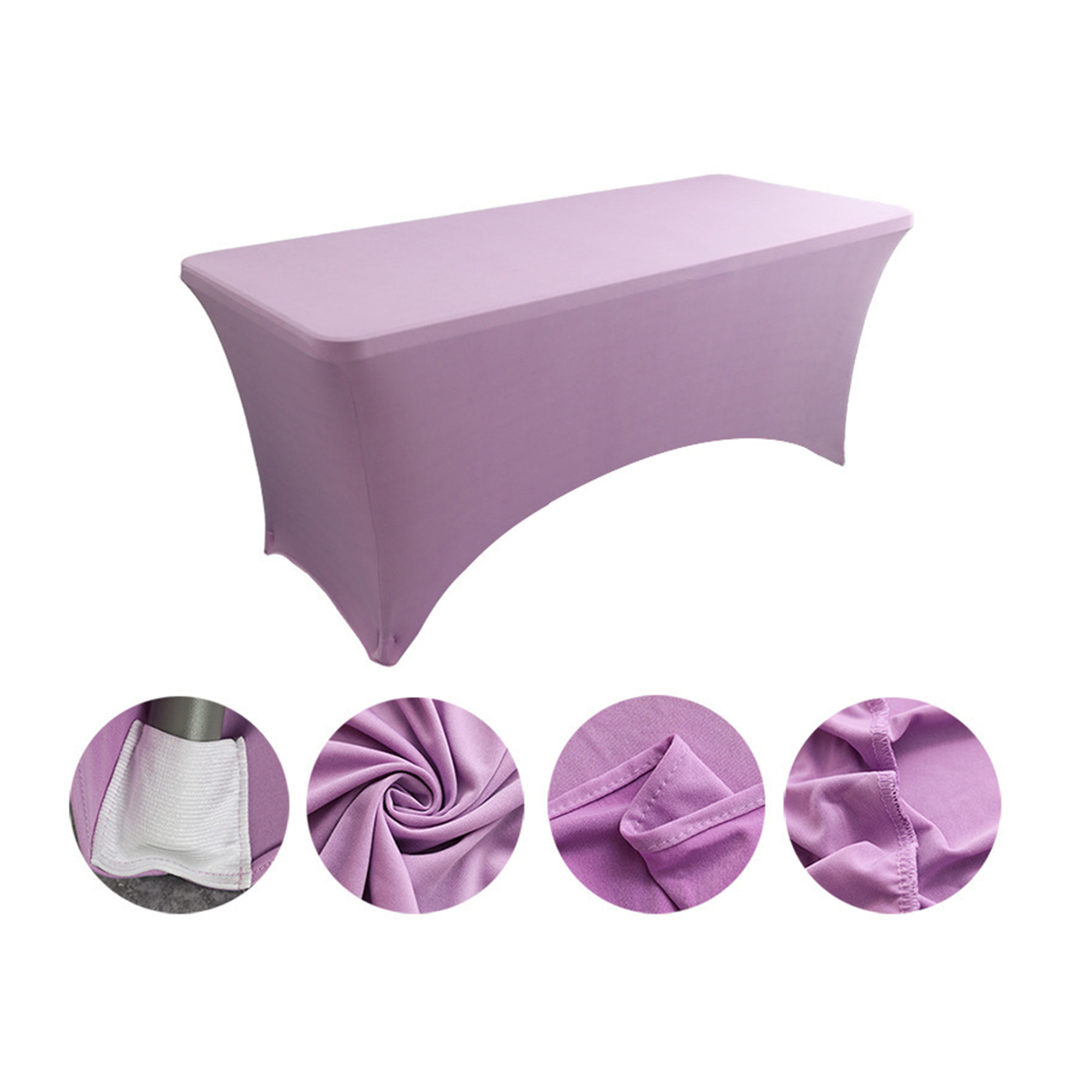Six Foot Full Color Spandex Fitted Table Cover 30