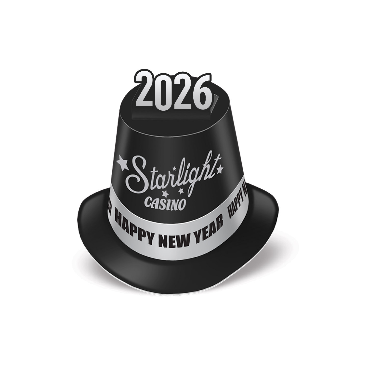 Complete Custom All Paper New Year Pop-Up Hi-Hat