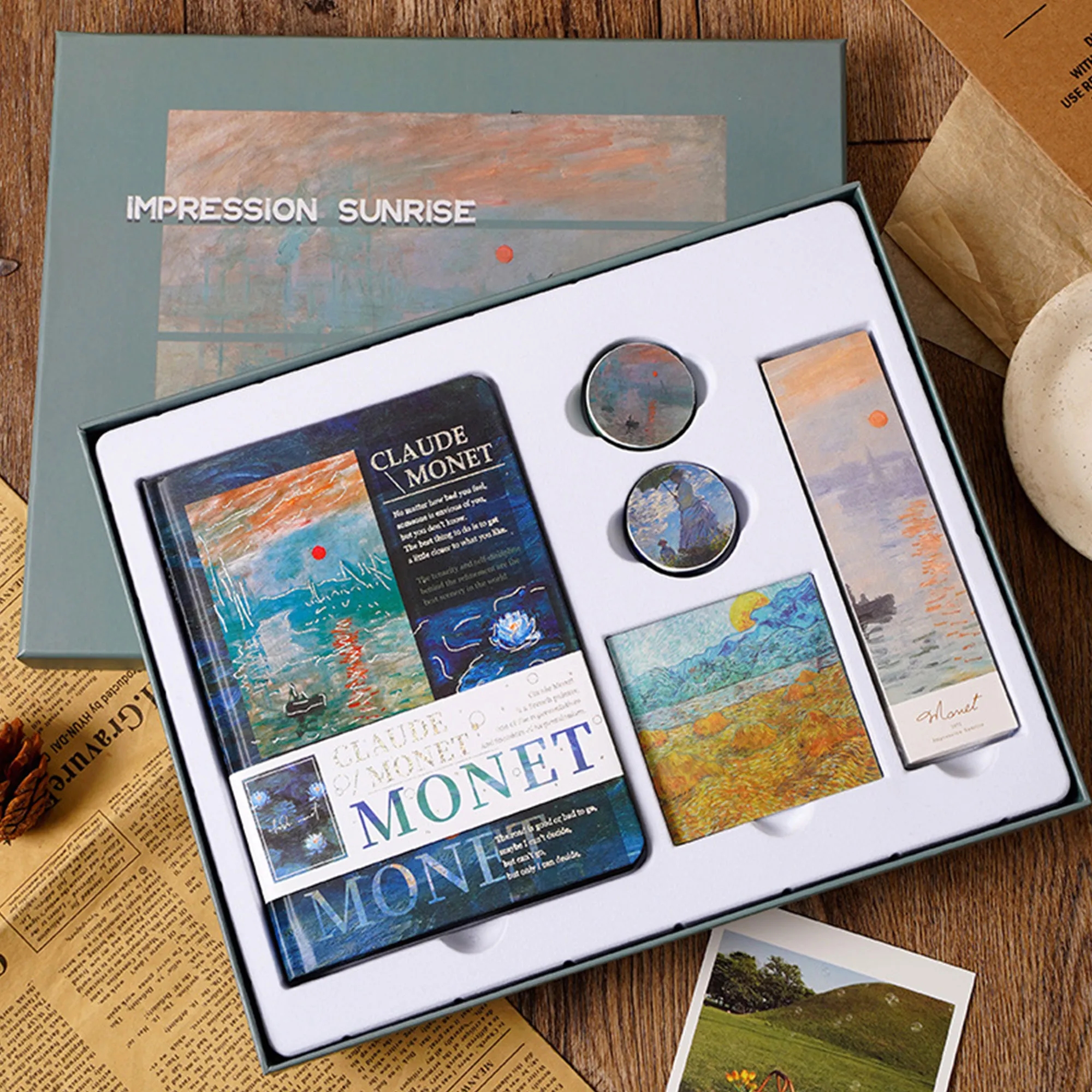 Creative Artistic Oil Painting Journal Gift Box for Students 5