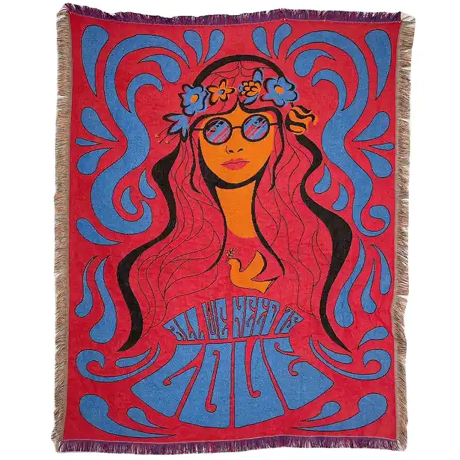 50" x 60" Sublimation Woven Tapestry 500 GSM 4