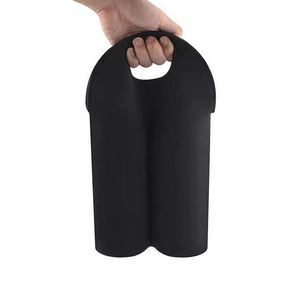 Neoprene Dual Color 2 Bottle Wine Bag With Cutout Handles 29