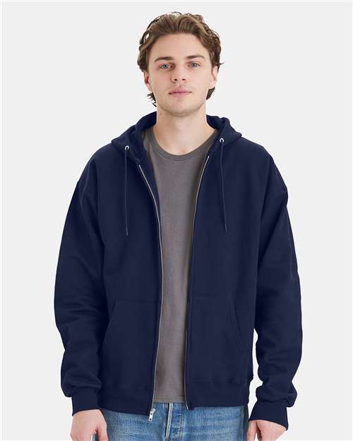 Unisex Ultimate Cotton® Full-Zip Hooded Sweatshirt - F280 68