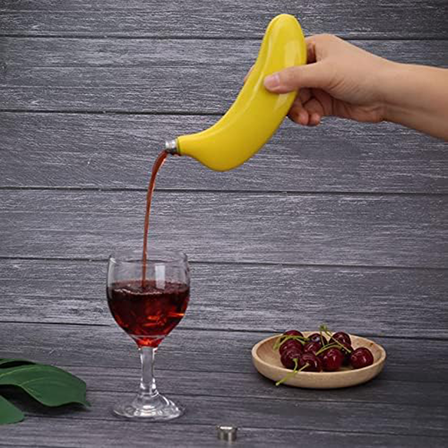 5Oz Portable Stainless Steel Banana Shape Bottle, custom water bottle with logo imprint 6