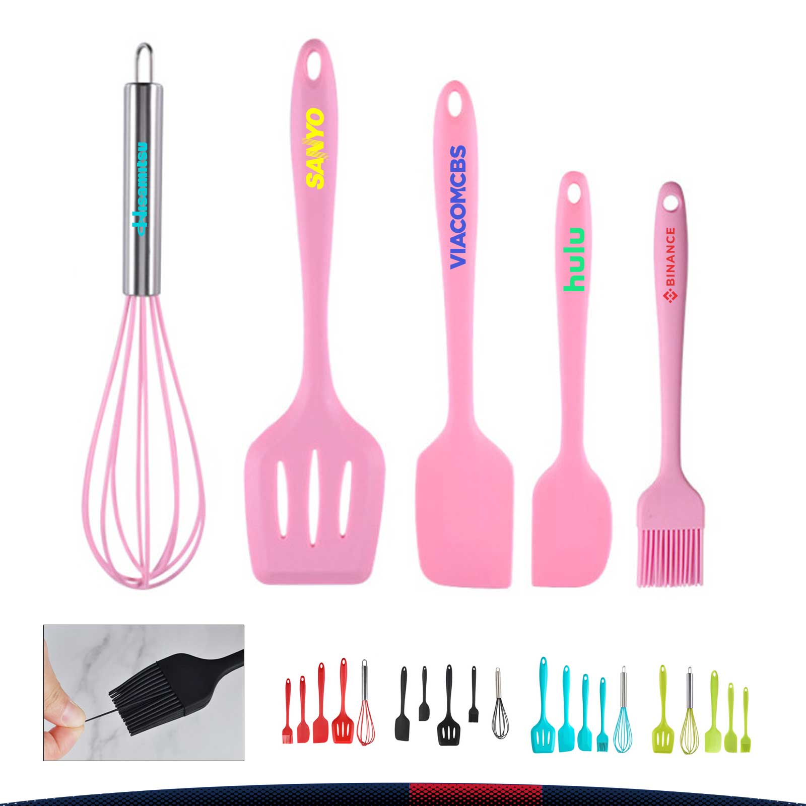 Silicone Spatula Set 5