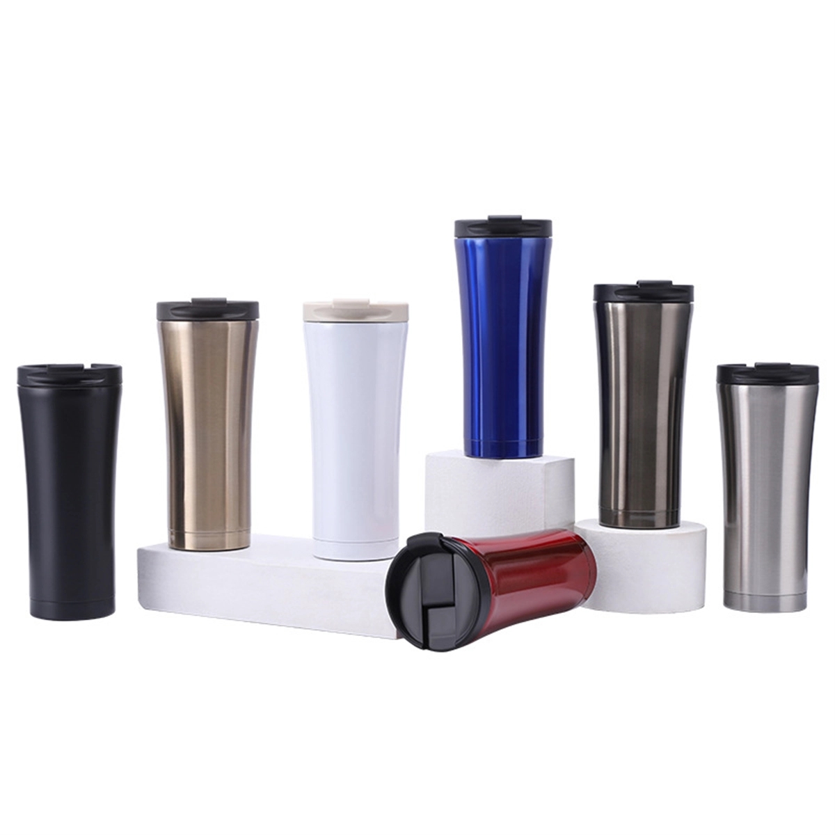 17 oz Stainless Steel Insulated Travel Mug with lid 3