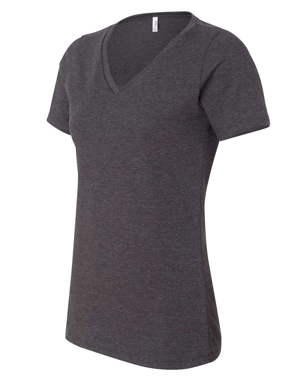 Women's Relaxed Heather CVC V-Neck Tee - 6405CVC 29