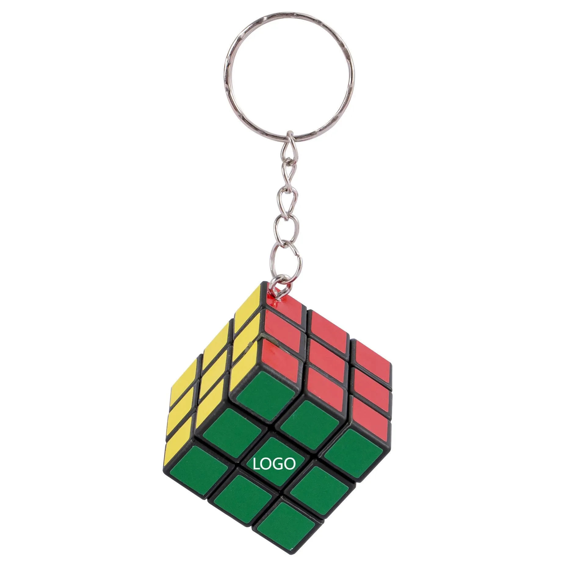1.18" Mini Rubik's Cube With Keychain 2