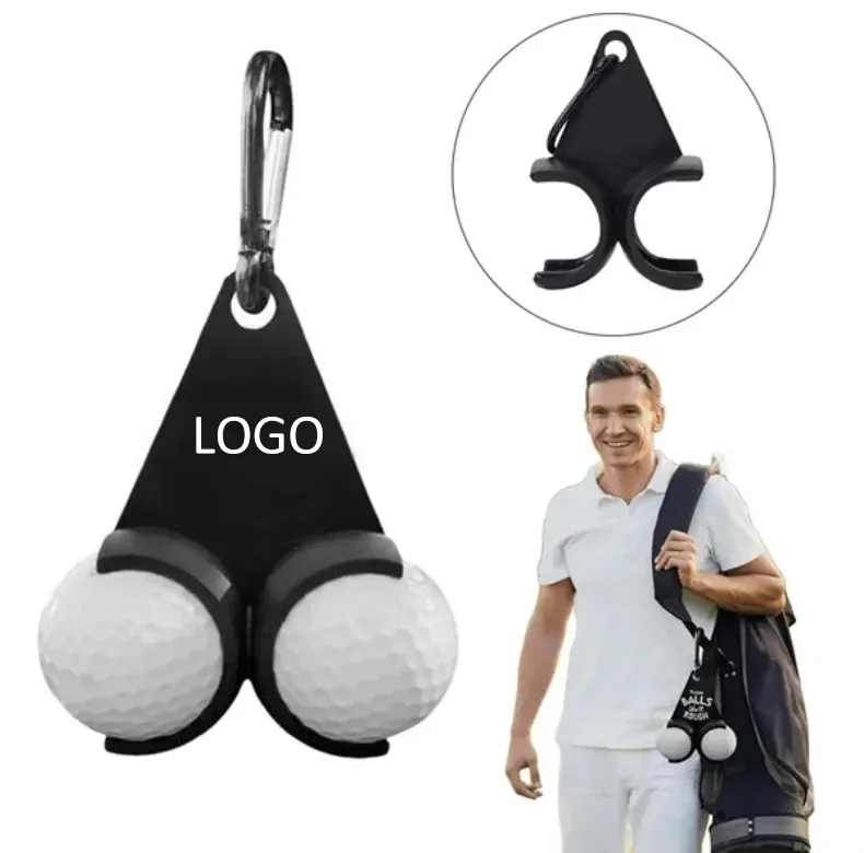 Custom Personalized Golf Ball Holder with Clip - Engraved Name - Bulk Order Available 4
