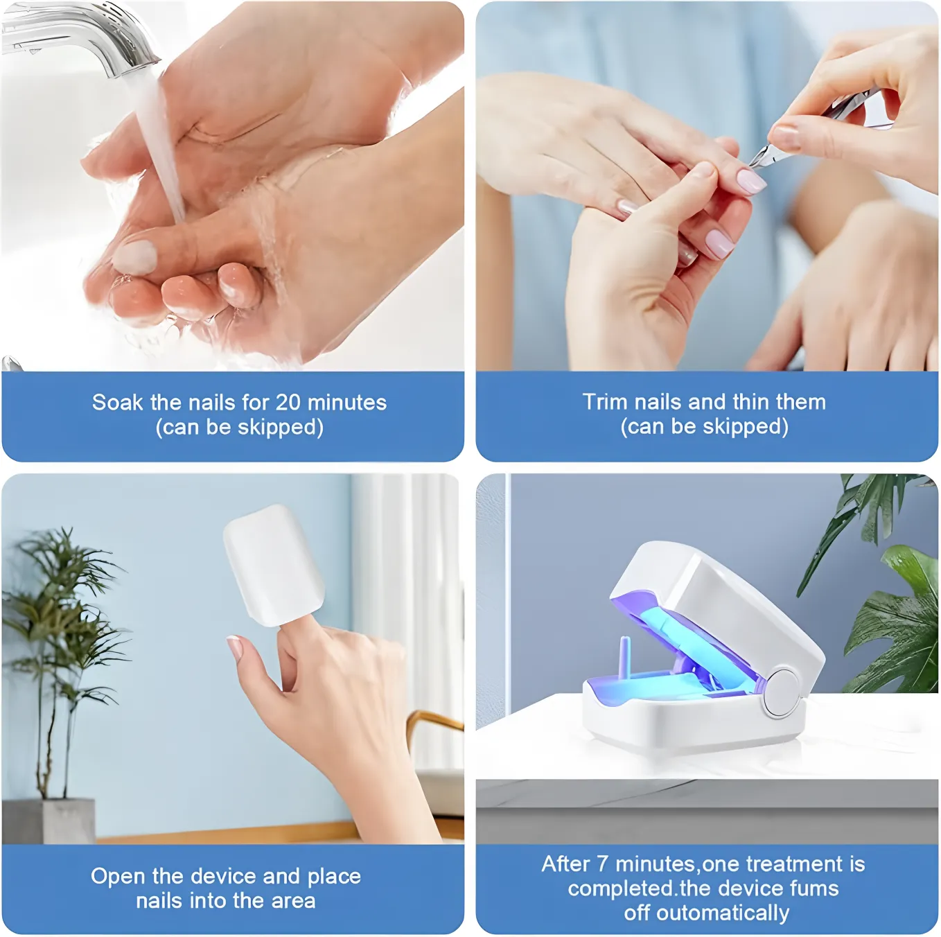 LED Nail Therapy Device for Toenail Care 6
