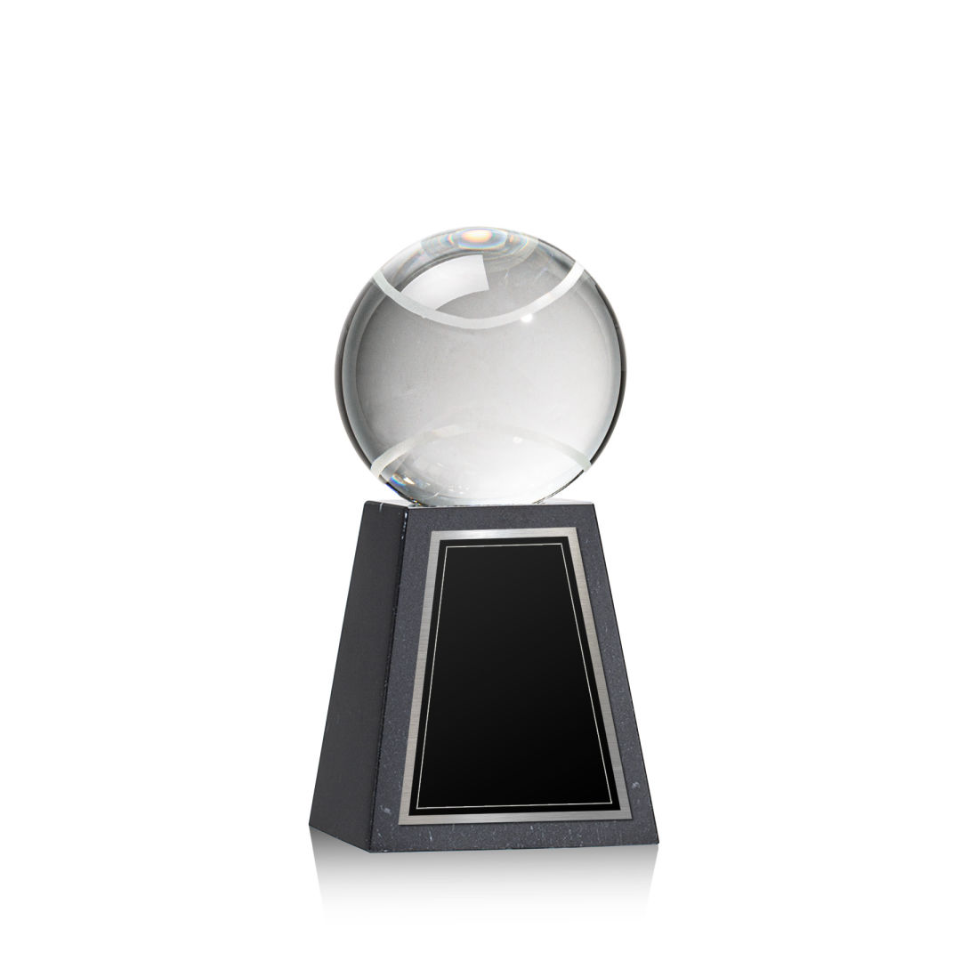 Tennis Ball Award on Tall Marble Base 4