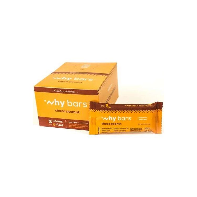 Why Bars Superfood Protein Snack Bars - 24 Pack Choco Peanut Butter 1