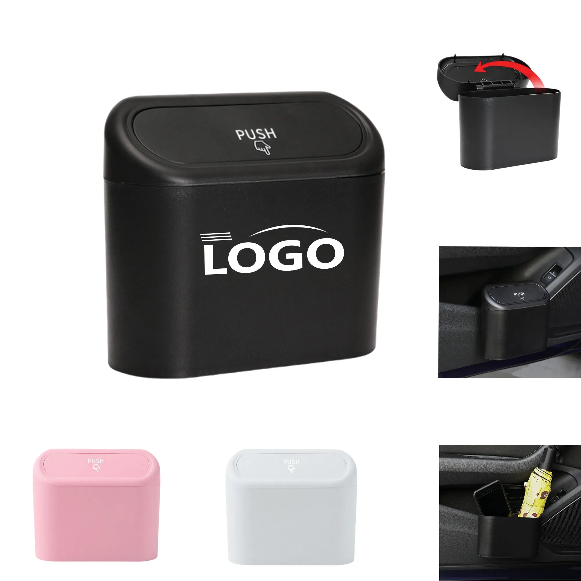 Portable Car Suspension Trash Can 3