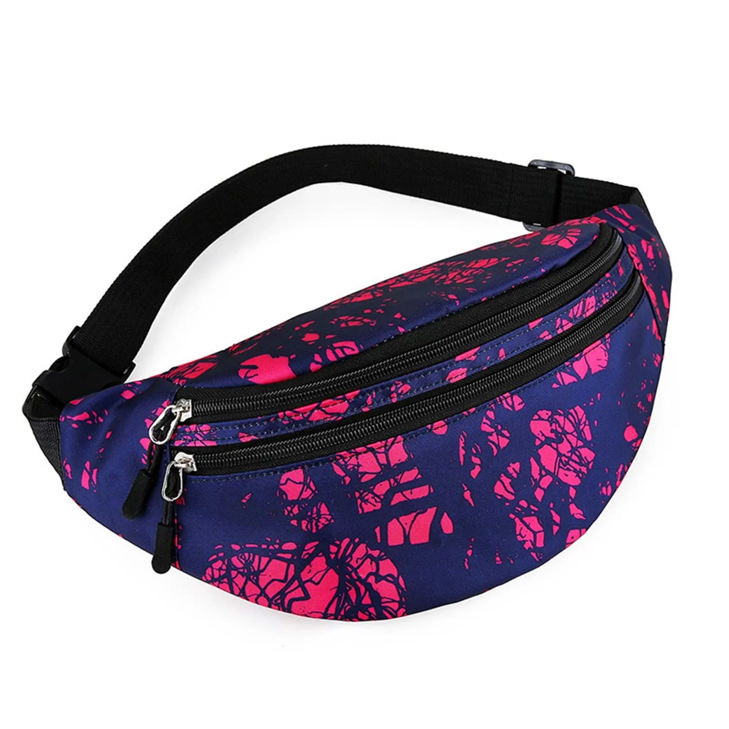 3 Zipper Waist Pack w/ Full Wrap Sublimation Fanny Bag 8