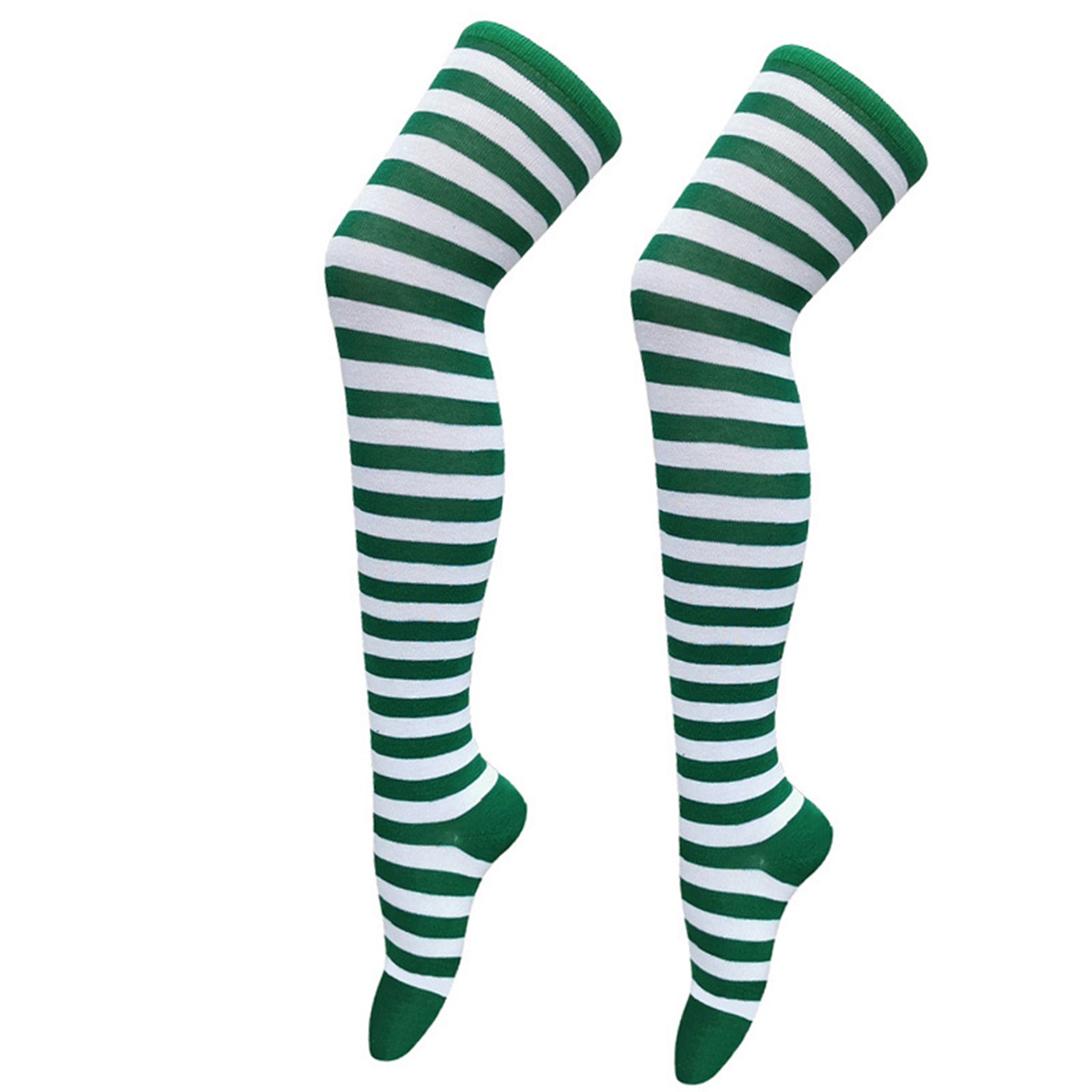 Rainbow Thigh Highs Cosplay Socks 3