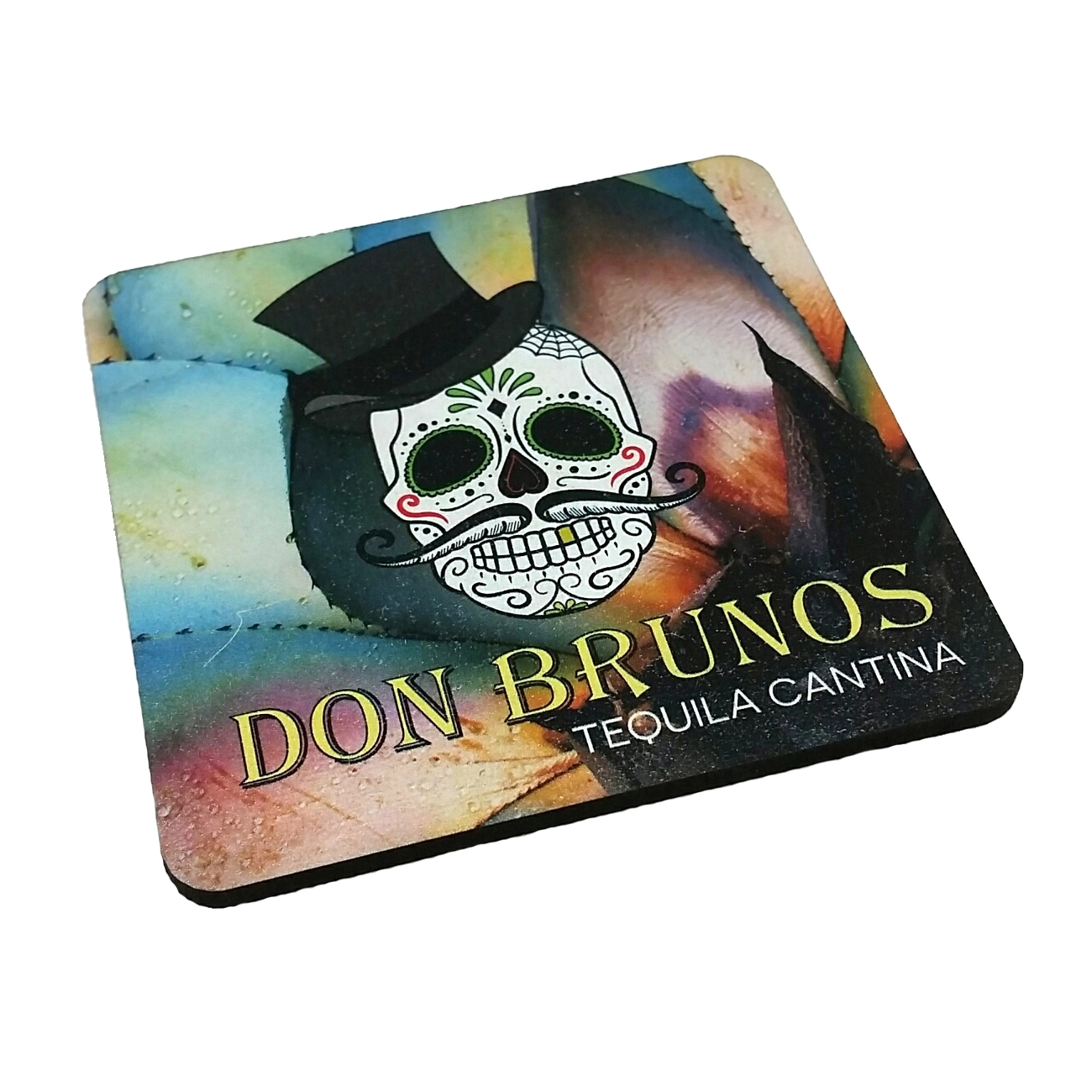 Ultra Vivid Recycled Wood Coaster 5