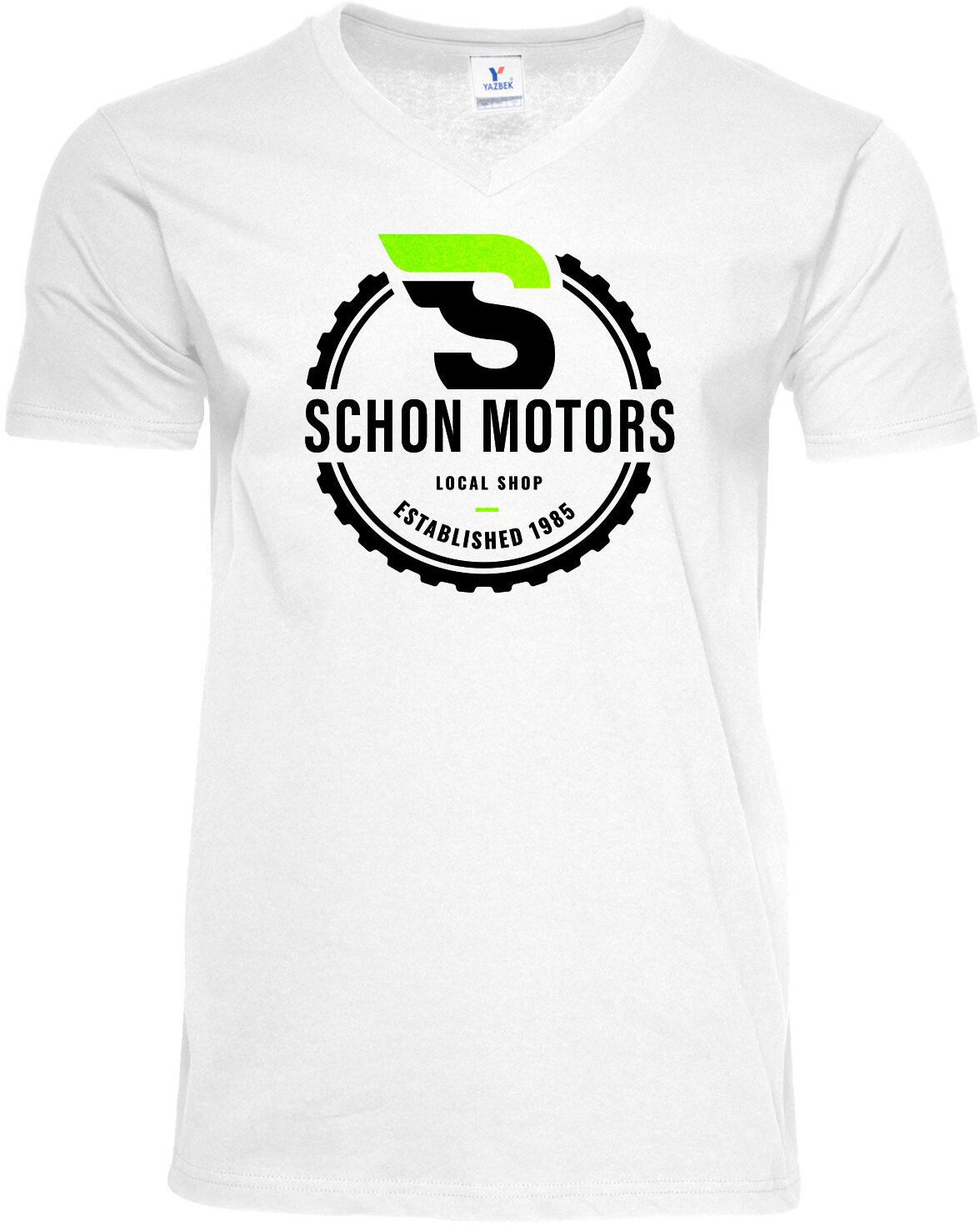 FULL COLOR MENS 100% COTTON V-NECK T-SHIRT 9