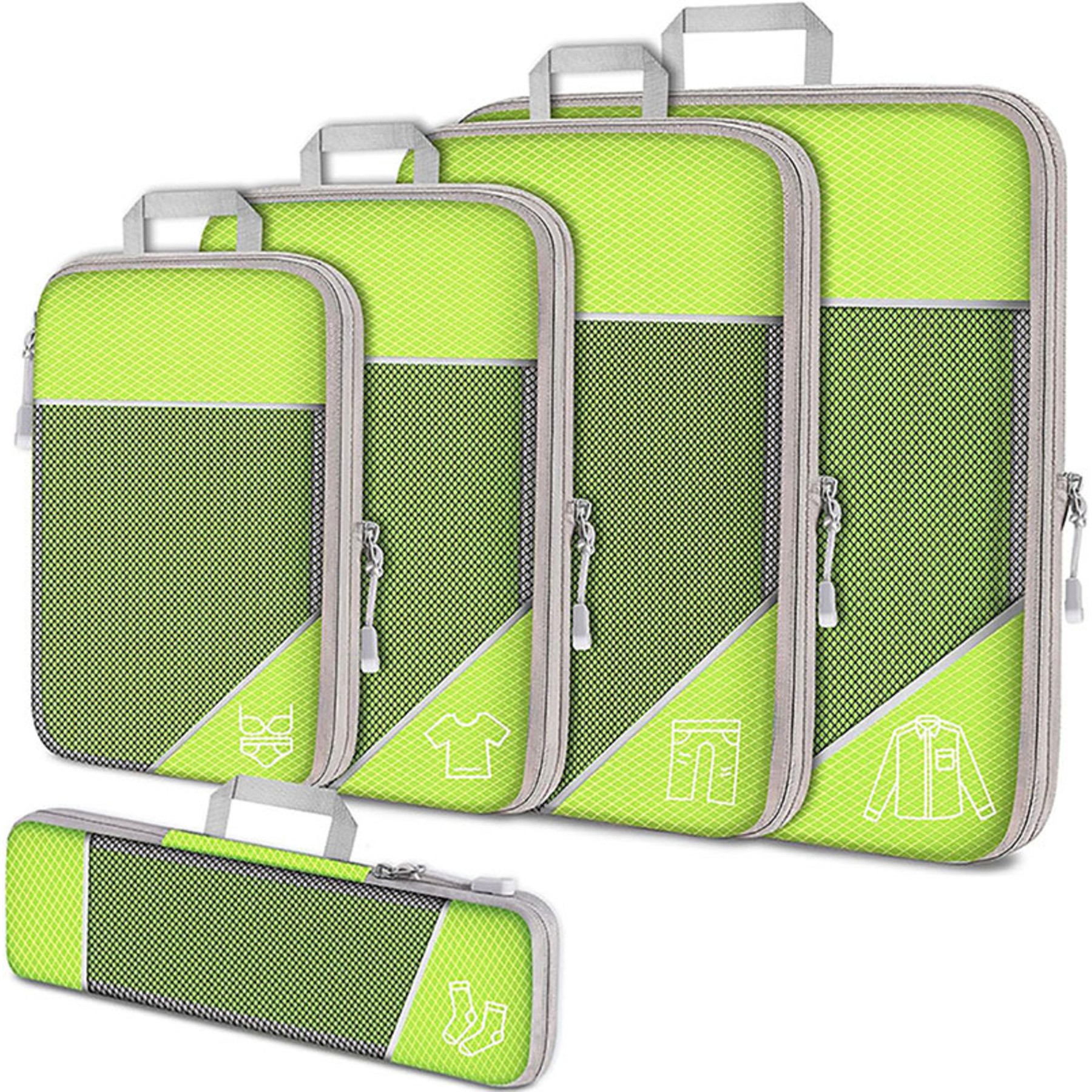 5PCS Compression Packing Cube Set 4