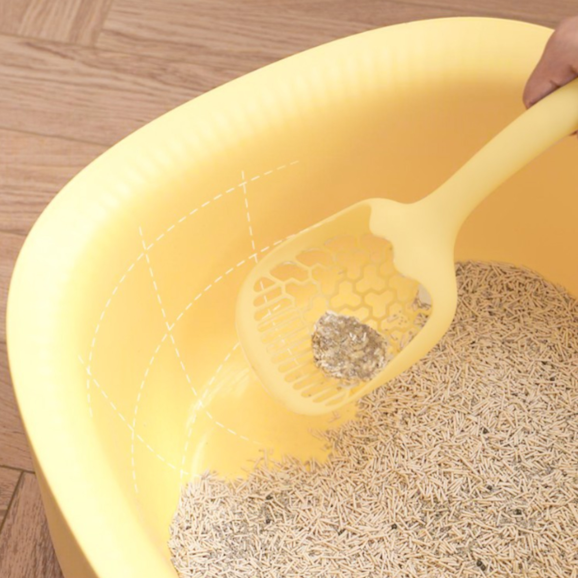 Cat Litter Box Jumbo SpillGuard With Shovel 2
