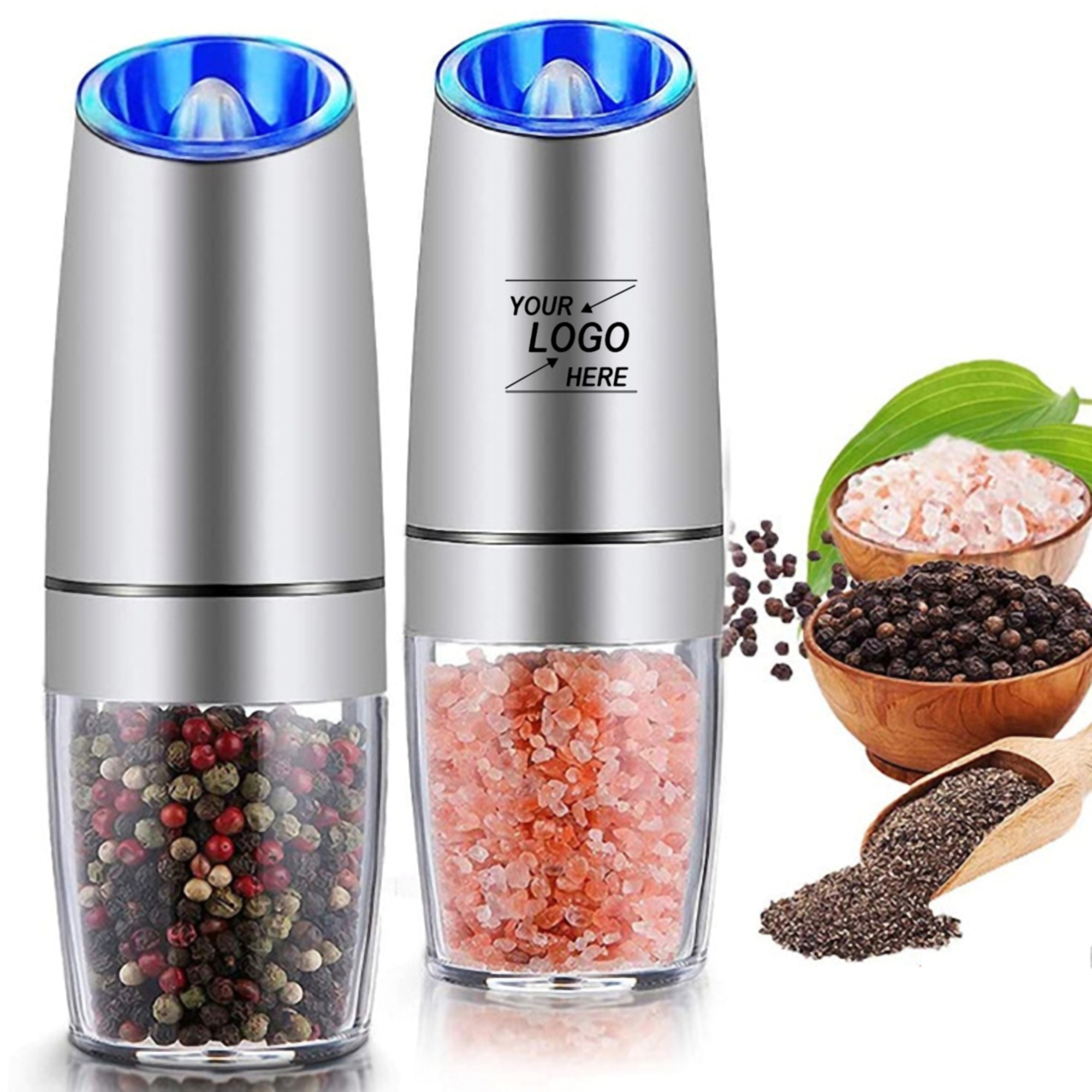 Electric Salt and Pepper Grinder Set 1