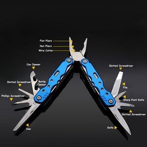 Silver Multi Pliers Tool Kit Essential For Outdoors 24