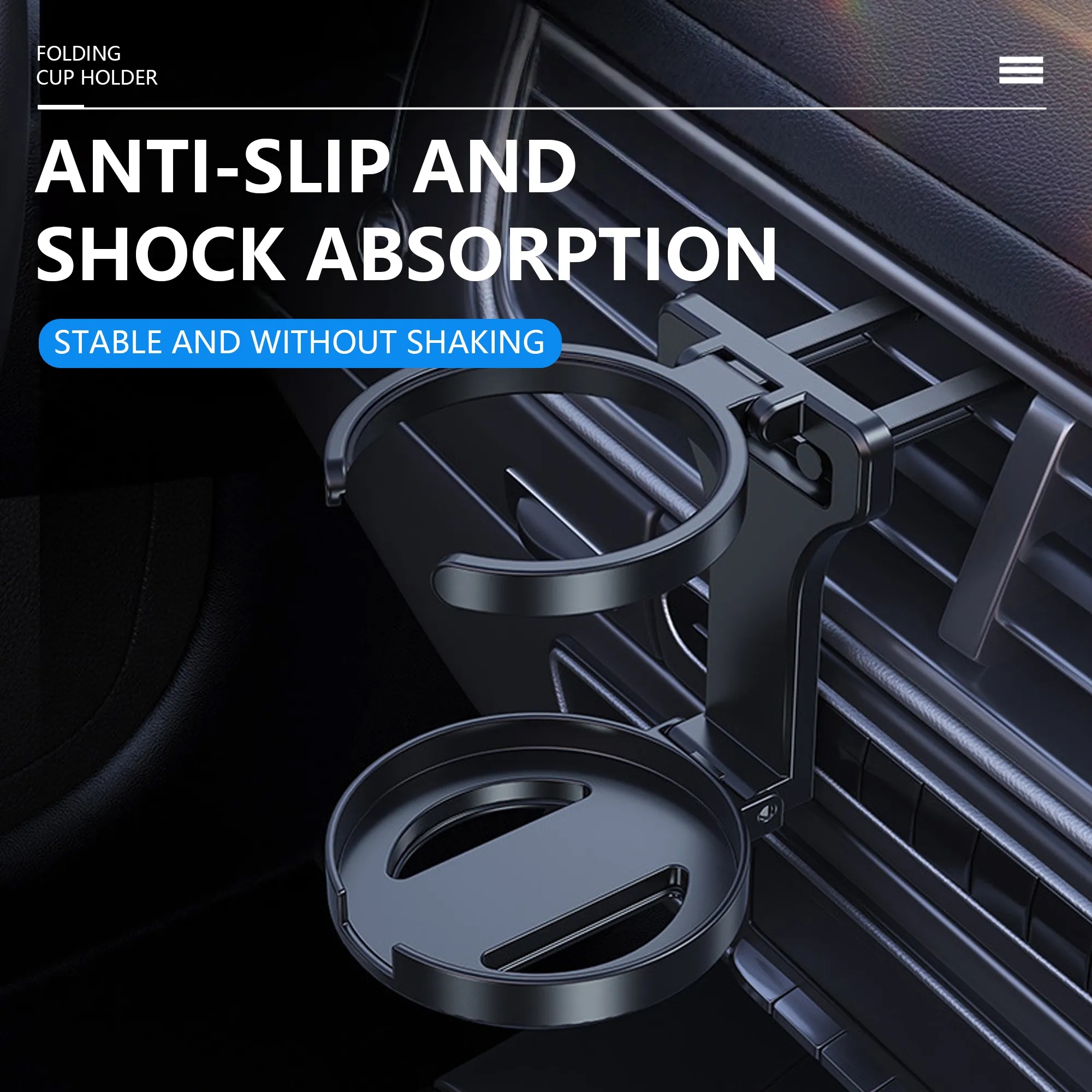 Collapsible Car Cup Holder 3