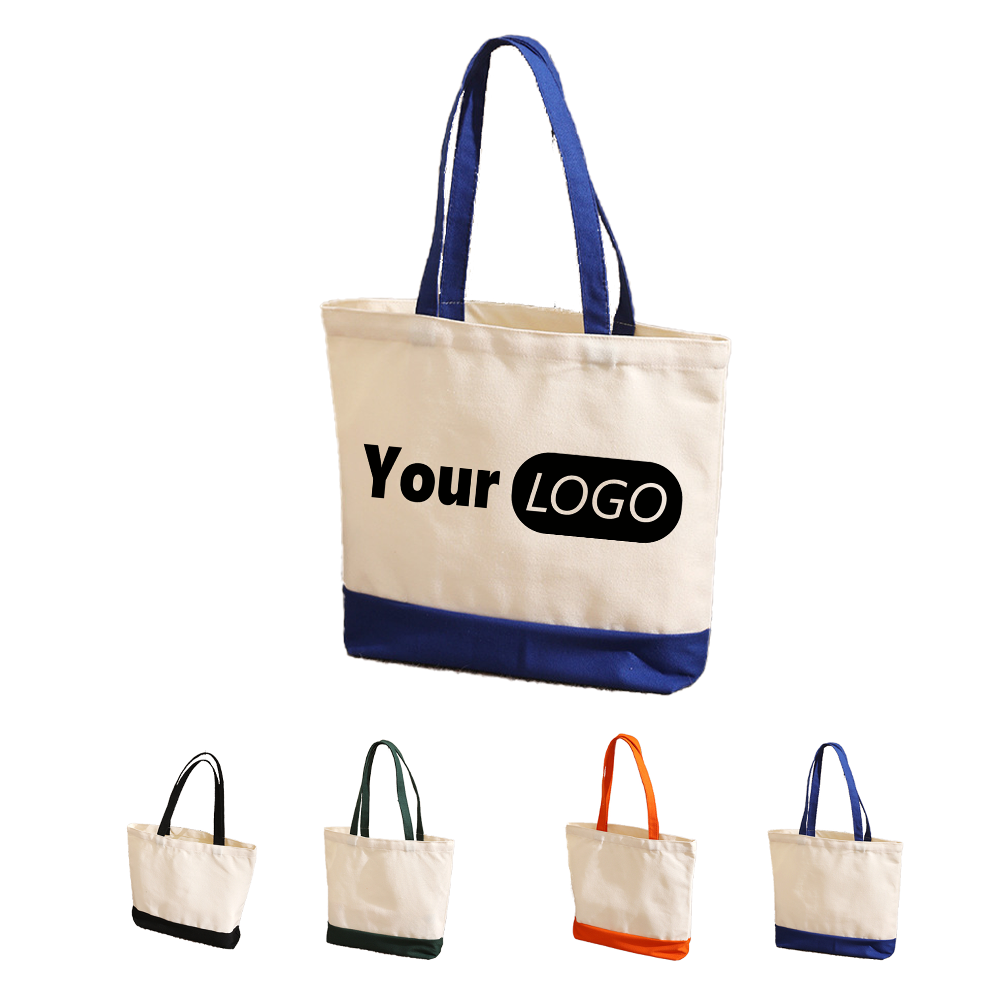One-Shoulder Canvas Shopping Bag, custom tote bag with logo imprint 7
