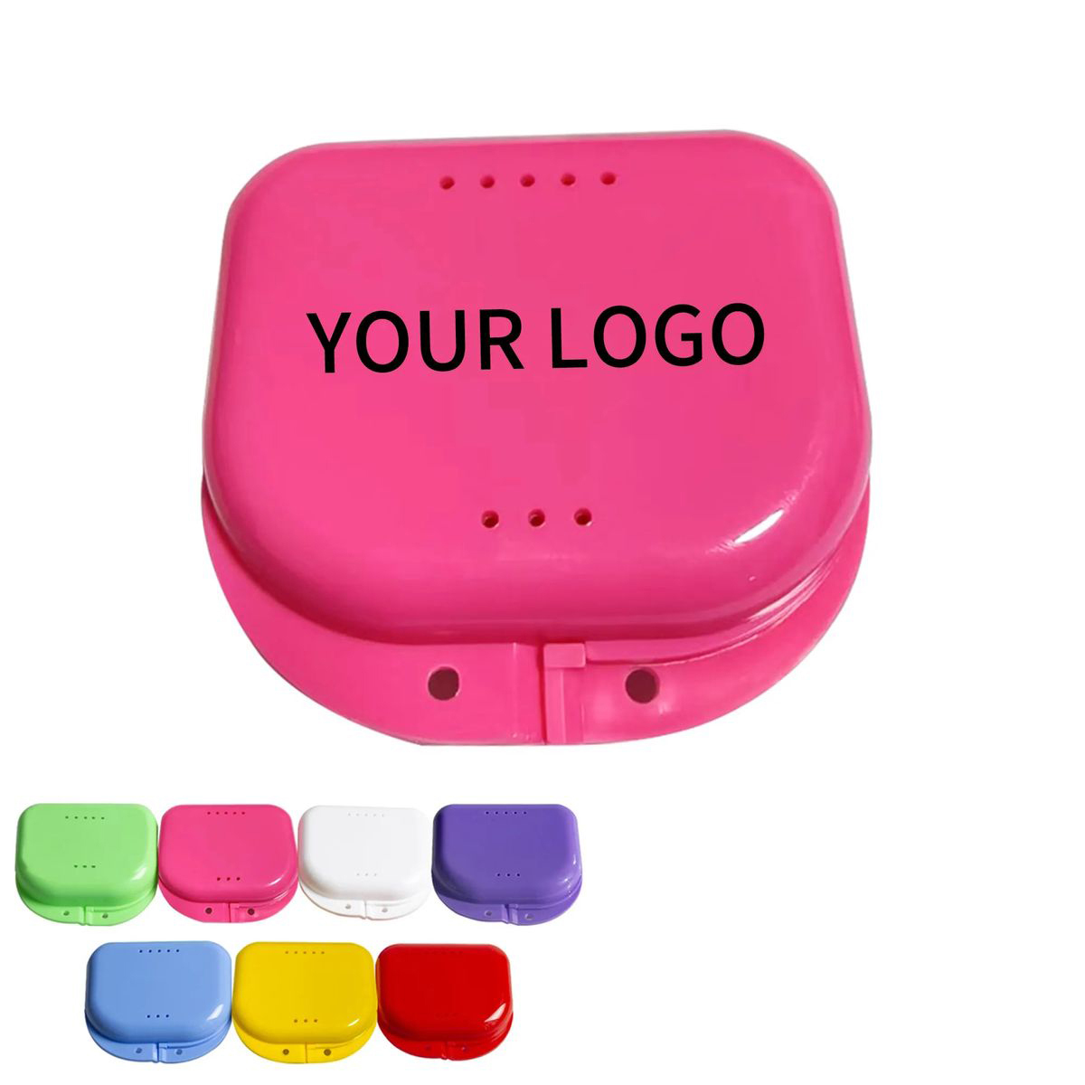Compact Retainer Case with Vent Holes 1