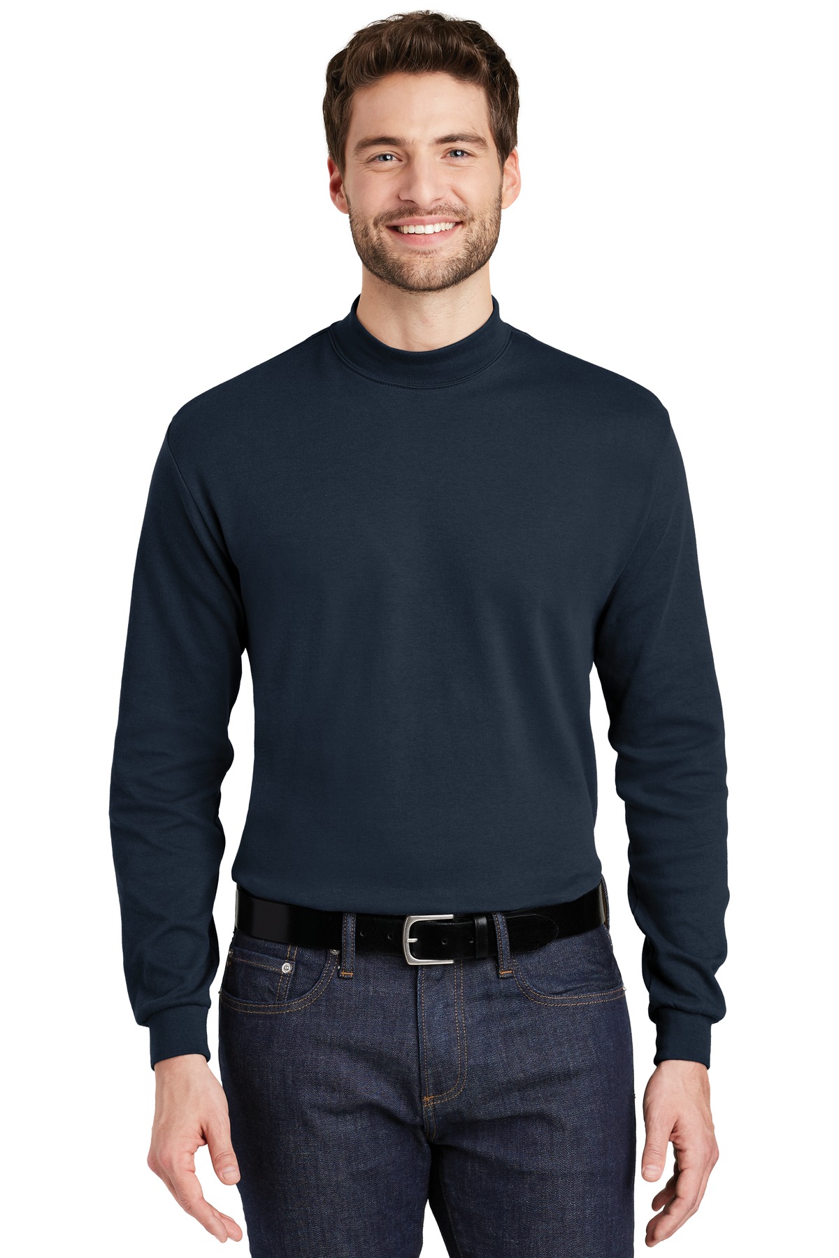 Port Authority Interlock Knit Mock Turtleneck. K321 17