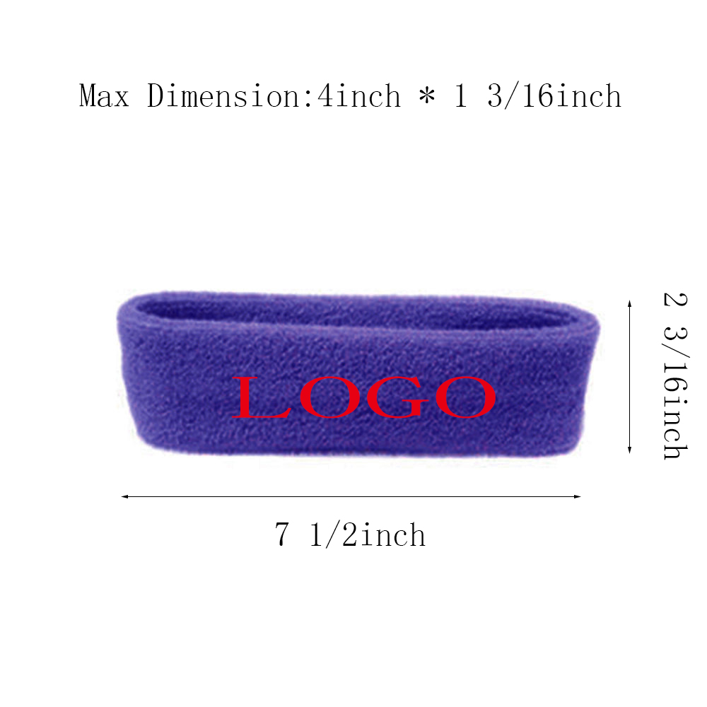 Unisex Cotton Sweatband Headband 7