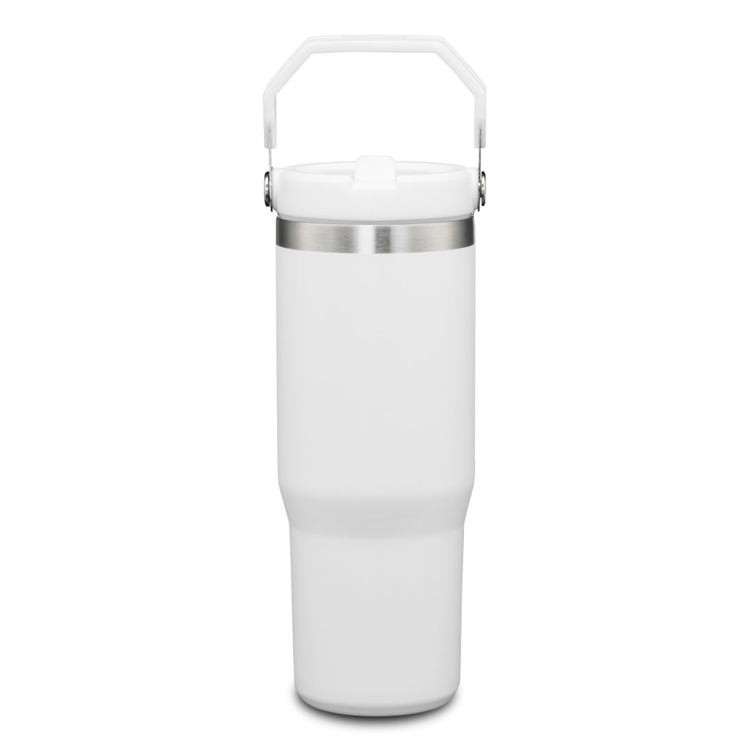 Revive SS Travel Mug w/Handle & Straw - 30oz 16
