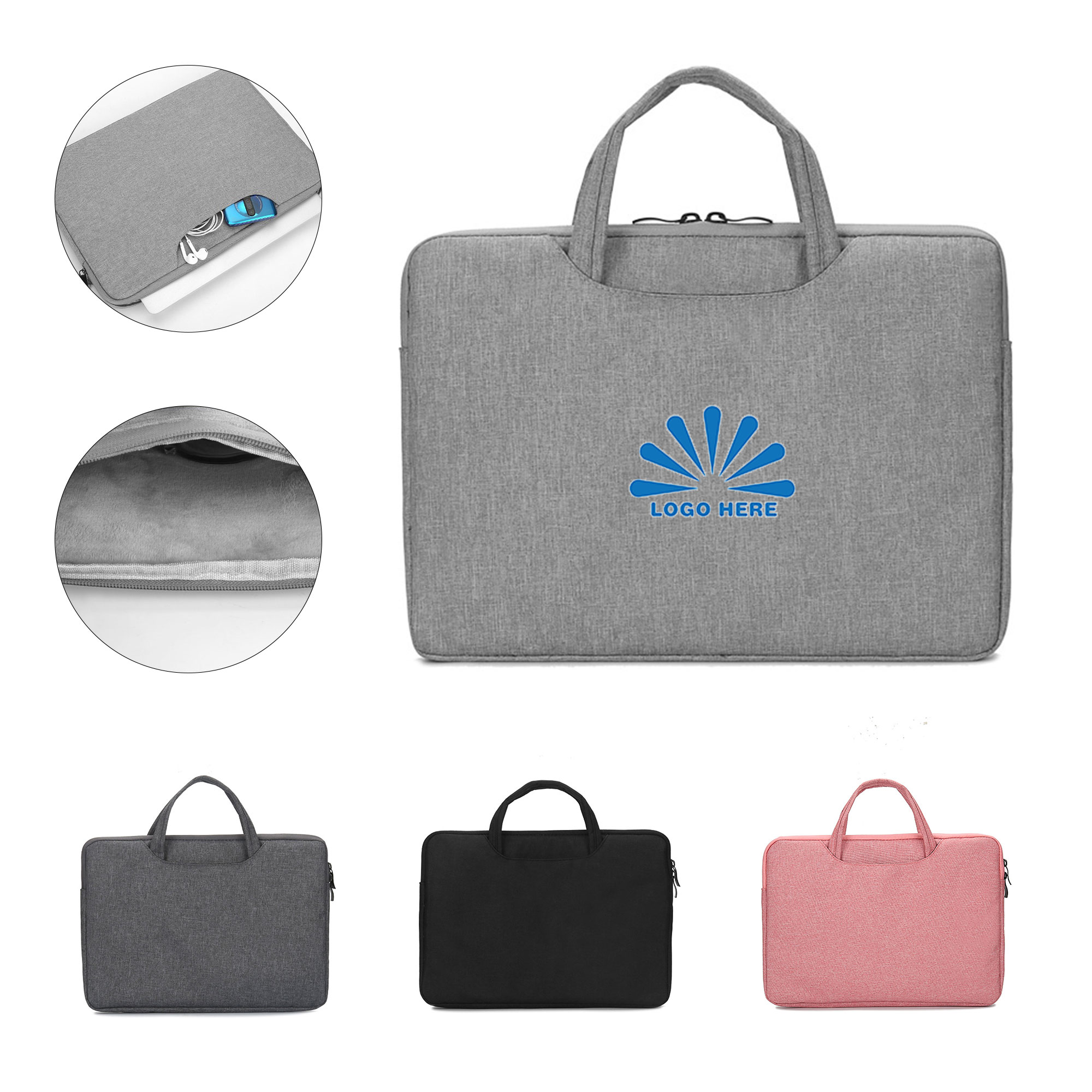 Laptop Carrying Case Zipper Computer Sleeves 2