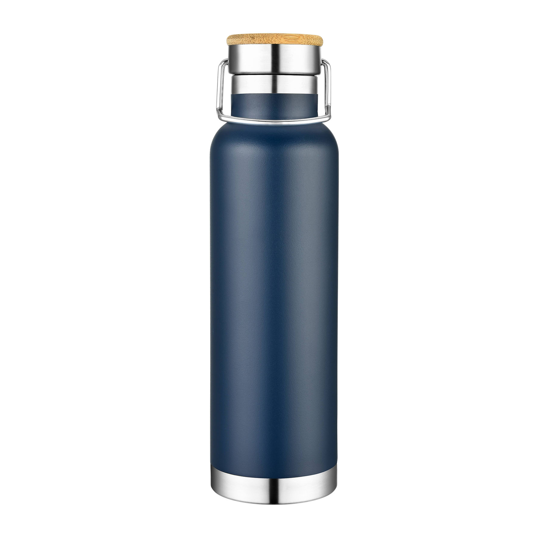 20oz. Double Wall SS Vacuum Tumbler with bamboo lid 1