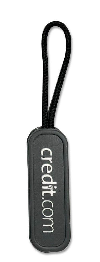 2D Custom Zipper Pull with cord 5