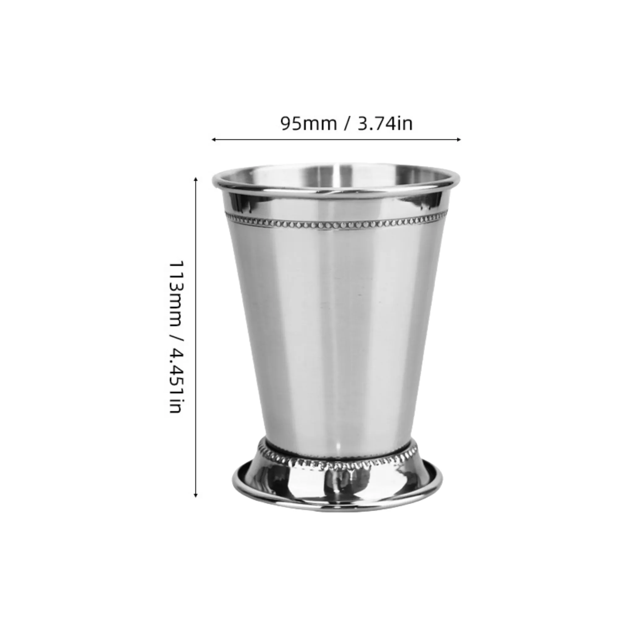 MOQ 12oz Mint Julep Cups Stainless Steel Copper Cocktail 3